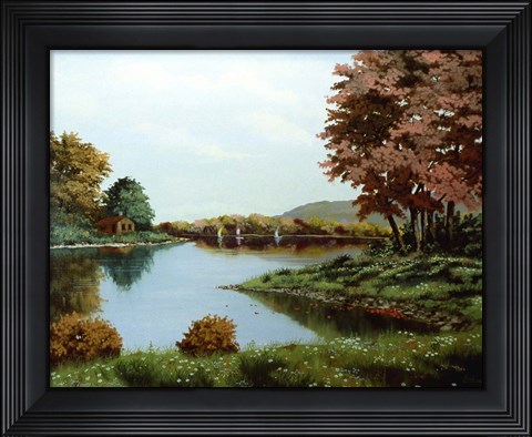 Framed Autumn Trees 3 Print