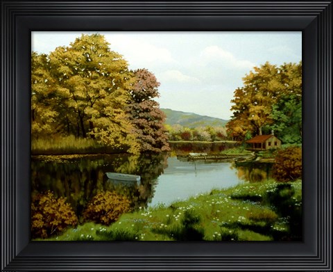 Framed Autumn Trees 4 Print