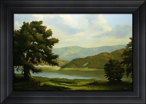 Framed Summer Landscape 1 Print