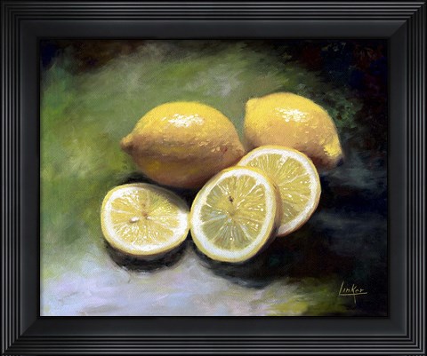 Framed Lemons Print