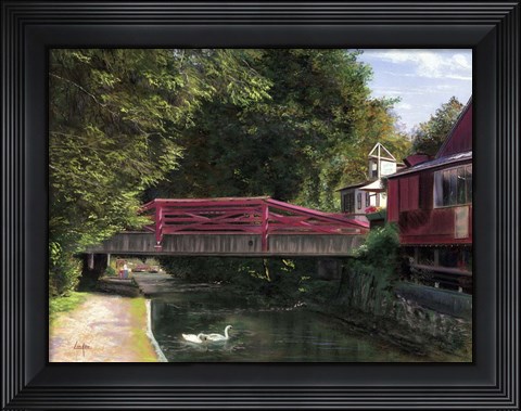 Framed Machanic Street Bridge Print