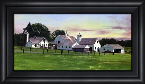 Framed Paxson Farm Print