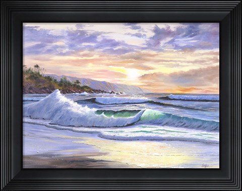 Framed Sunset Cove Print