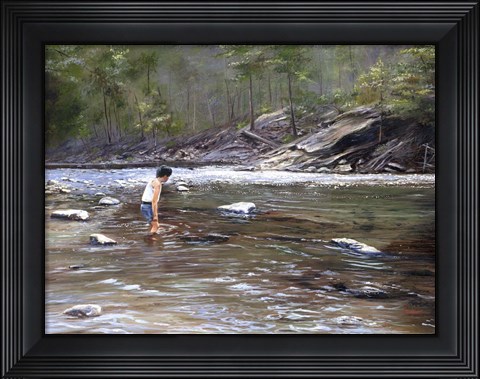 Framed Wading Print