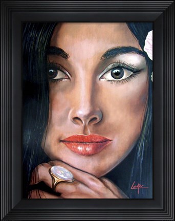 Framed Polyne 2 Print