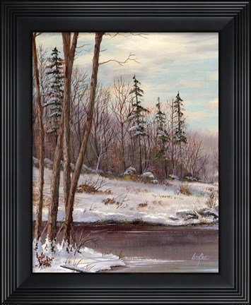 Framed Snow Print
