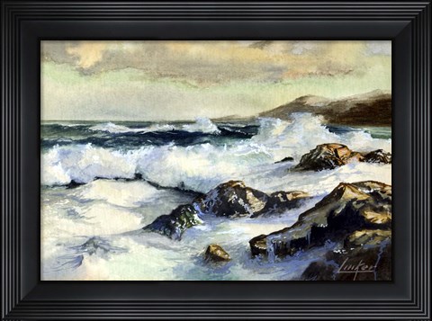 Framed Surf Print