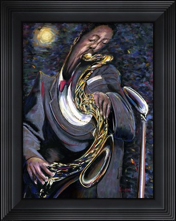 Framed S For Sax Print