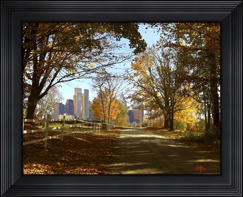 Framed Skyline 2 Print