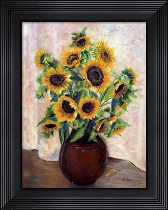 Framed Sunflowers Print