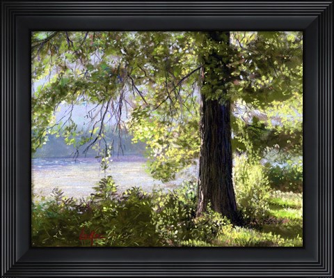 Framed View Del Print