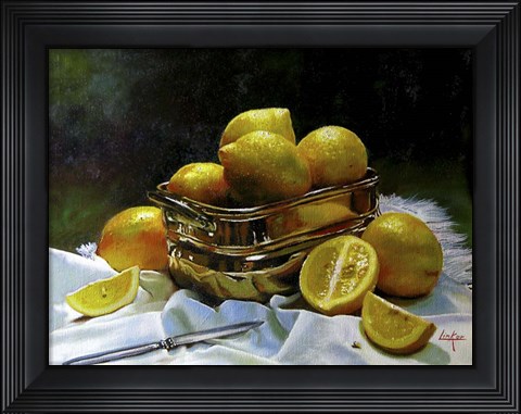 Framed Lemons 2 Print