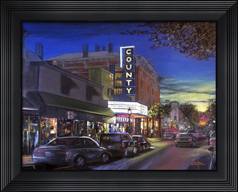 Framed Movie Night Print