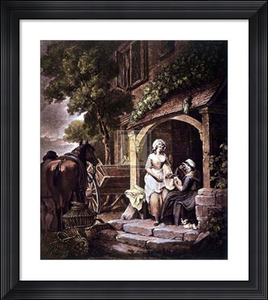 Framed Returned from Market Print