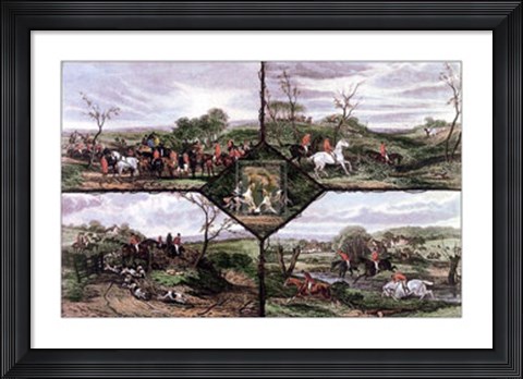 Framed Hunting Incidents (5 Up) Print