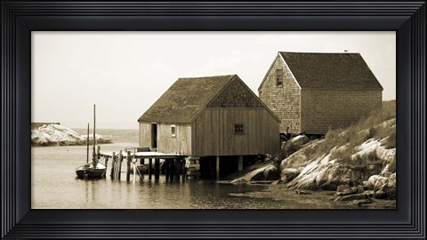 Framed Morning Catch I Print