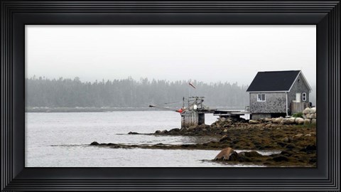 Framed Ocean Side I Print