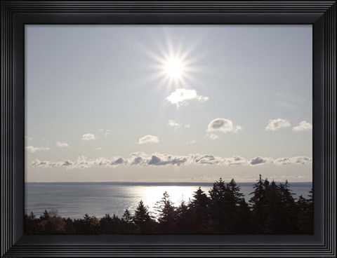 Framed Atlantic Skies I Print