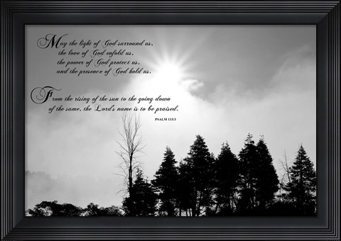 Framed Regal Morning Print
