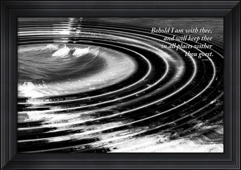Framed Ripple Effect Print