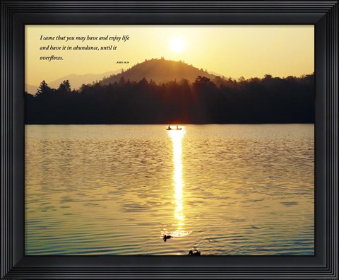 Framed Mirror Lake Print
