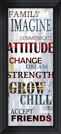 Framed Attitude Print