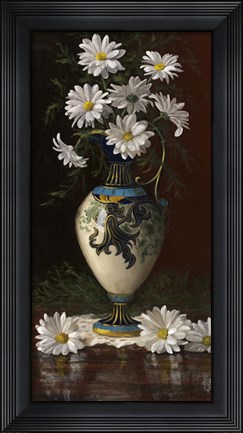 Framed Daisies in Royal Worchester Print