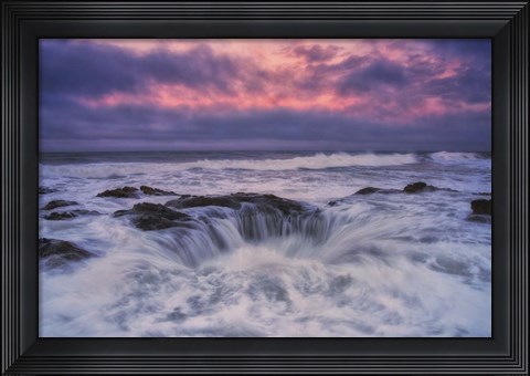 Framed Chaos at the Well Print