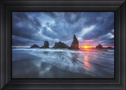 Framed Moody Blues of Oregon Print