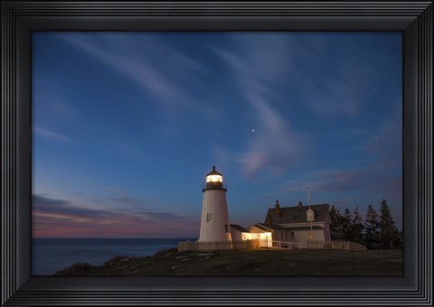 Framed Pemaquid Dawn Print