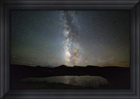 Framed Milky Way Indy Pass Print