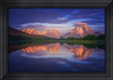 Framed Morans Cloudcap Print