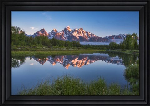 Framed Schwabacher Alpenglow Print