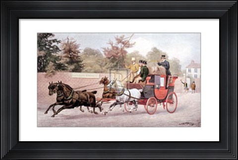 Framed Just Too Late Print