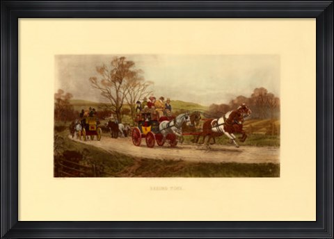 Framed Behind Time Print