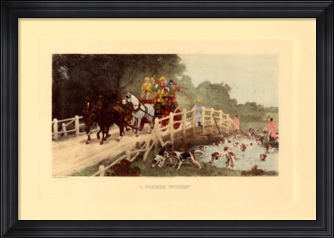 Framed Summer Incident Print