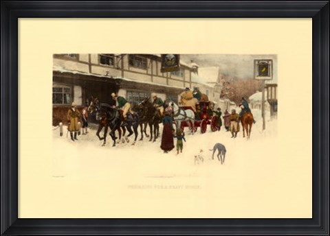 Framed Preparing for a Heavy Stage Print