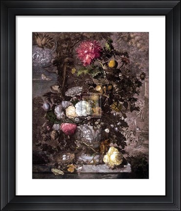 Framed Flower Piece Print