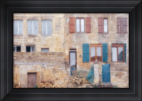 Framed Facade II Print