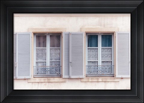 Framed French Windows II Print