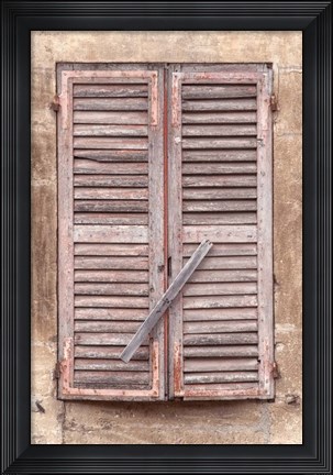 Framed French Windows III Print