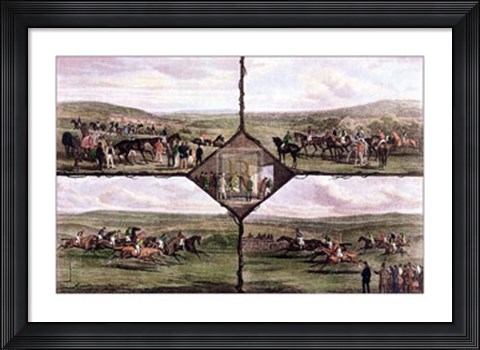 Framed Racing Incidents (5 Up) Print