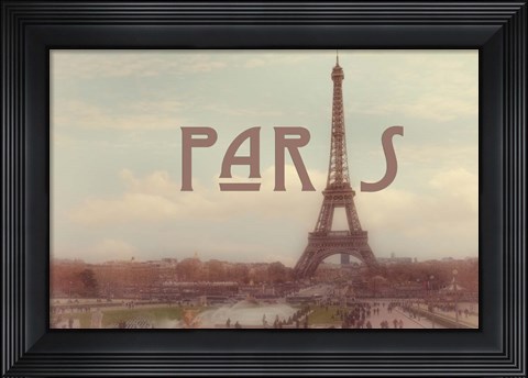 Framed Tour Eiffel Print