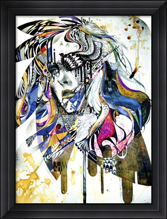 Framed Reminiscence II Print