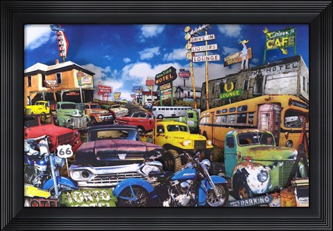 Framed Arbon Cafe Print