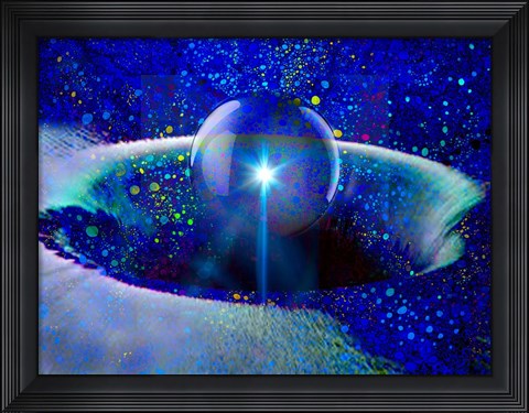 Framed Spark Of Awareness Print
