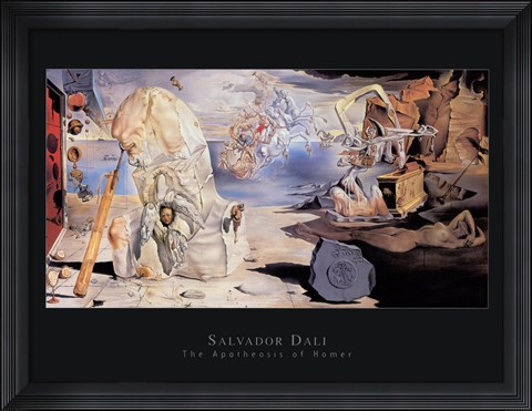 Framed Apotheosis Of Homer Print