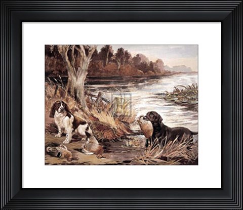 Framed Brought to Bank Print