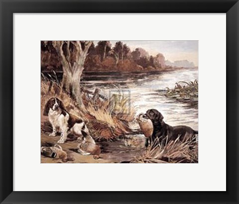 Framed Brought to Bank Print