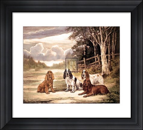 Framed Cocker Society Print